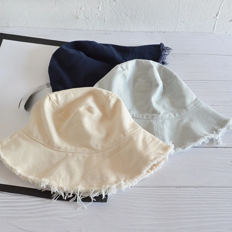 2025 coton mode coréenne décontracté dames plat gland seau casquette pêcheur chapeau plage tourisme chapeaux femmes respirant chapeau de soleil