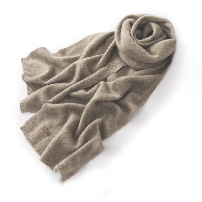 Femmes 100% pur cachemire écharpe hiver chaud doux confortable tricot longue enveloppement mode décontracté cou plus chaud temps froid accessoire