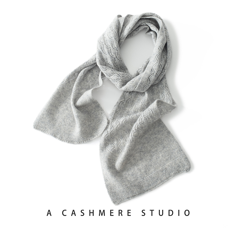 Écharpes en Cachemire de Haute Qualité pour Femme, Châle de Protection du Cou Chaud, Design Jacquard, avec Document de Solide, Hiver