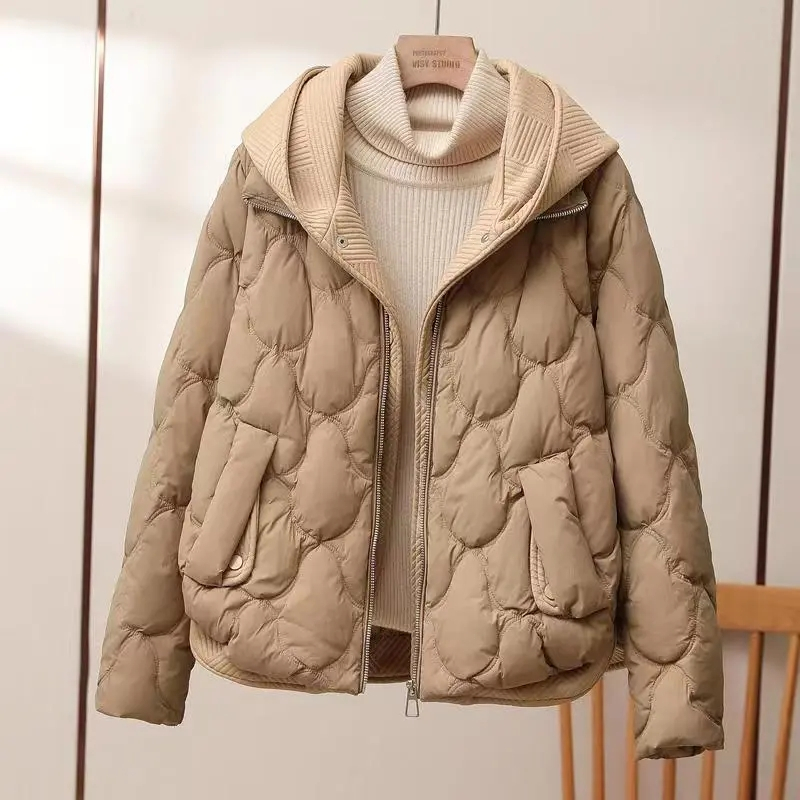 2025 manteaux de mode Style coréen manteau court ample femmes veste femmes Parkas chaud vestes bouffantes manteau décontracté nouveaux vêtements d'hiver