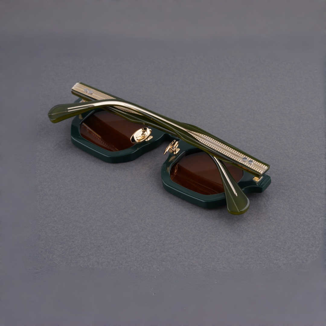 Lunettes de soleil LTEN-RI, monture en acétate solide, inspiration cage à oiseaux, design unique, tendance, rétro, classique, UV400, haute qualité, unisexe