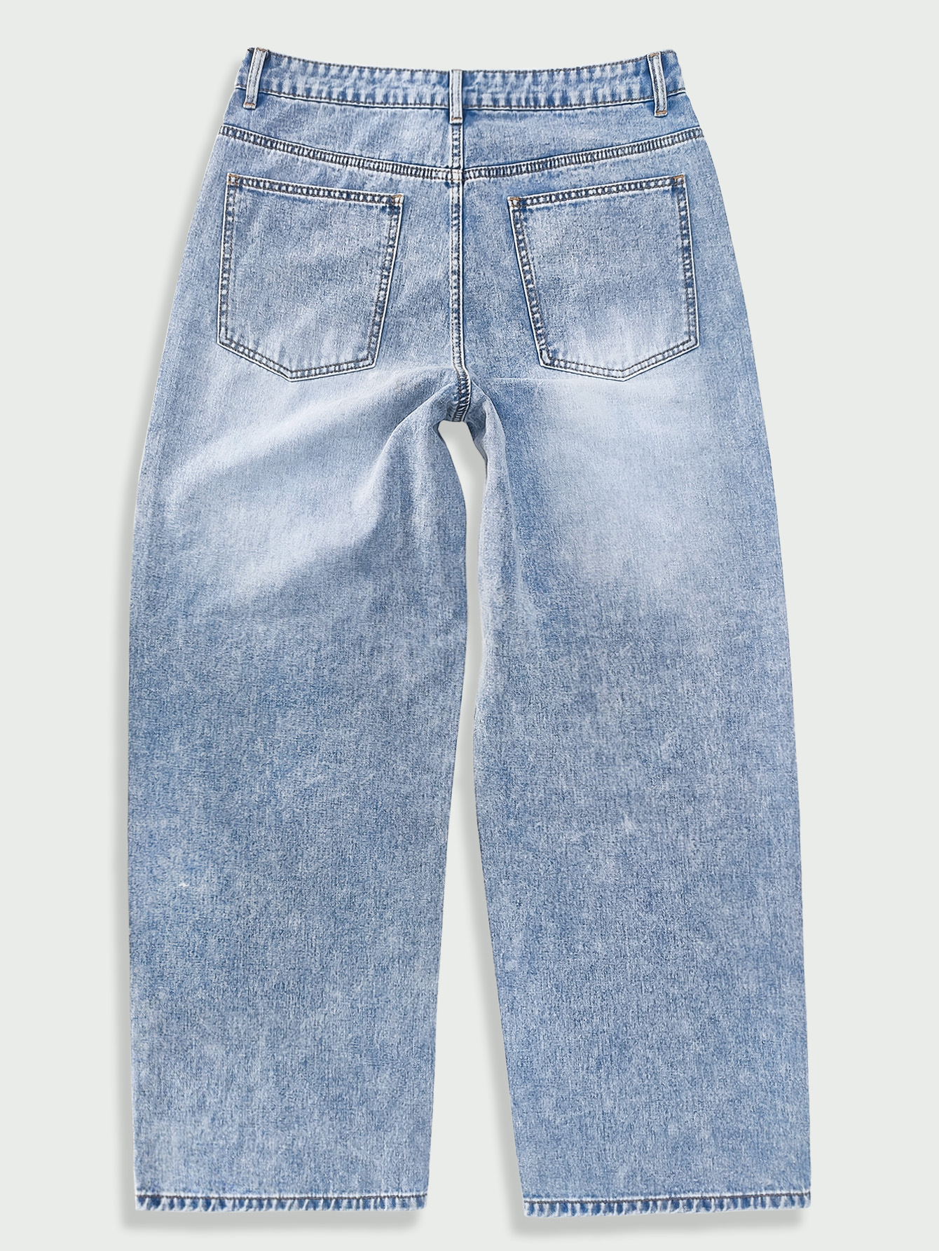 Jean ample imprimé pour homme, style streetwear, avec strass brillants, coupe large, style hip-hop, pour sorties, vêtements Y2K