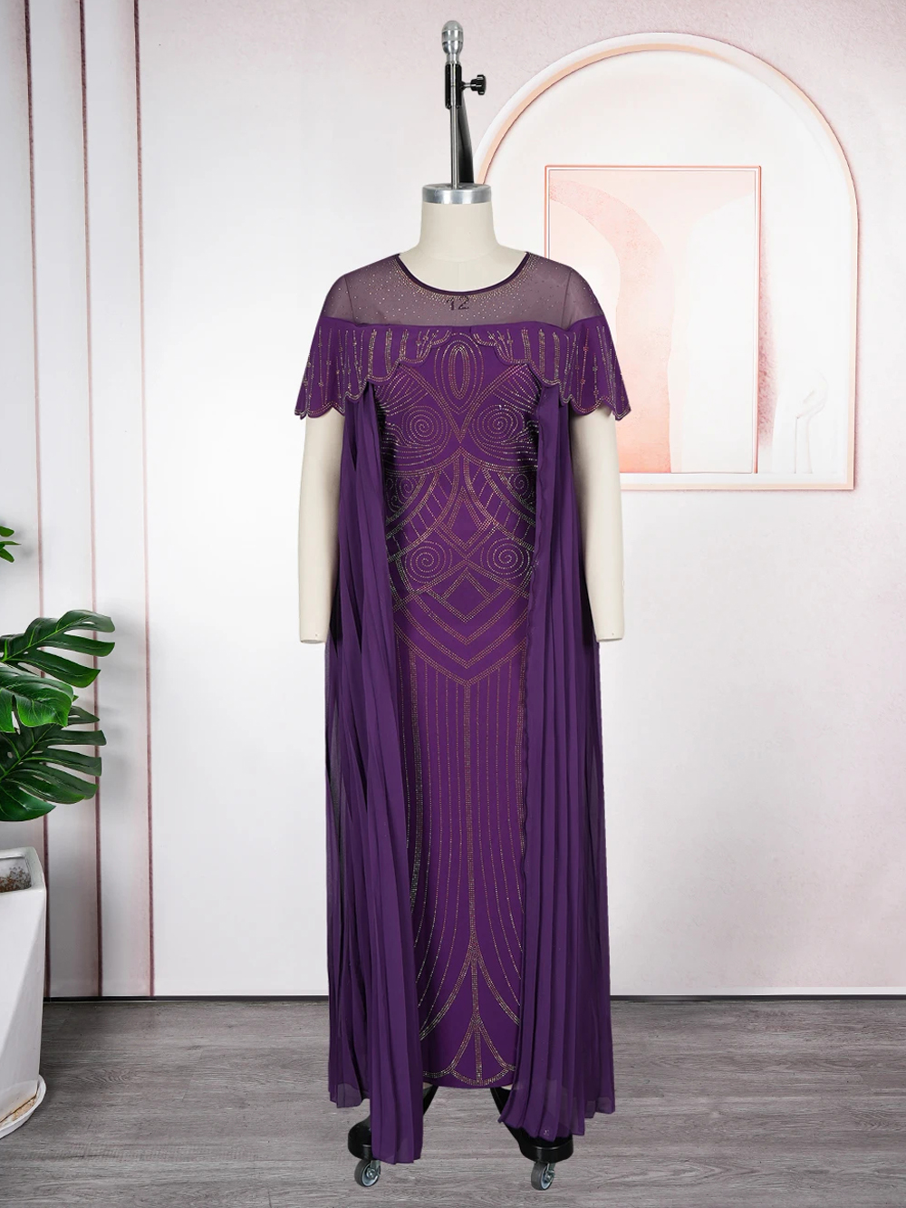 Robes de soirée pour femmes, style Dashiki africain, longues, ornées de diamants, 2026, Kaftan Abayas musulmanes de Dubaï, pour anniversaire, mariage, vêtements féminins
