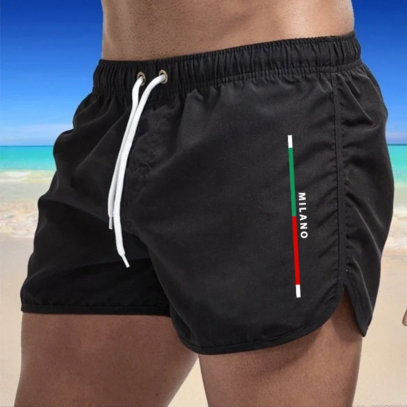 Shorts de plage pour hommes 2026, imprimés, décontractés, séchage rapide, pour le surf, la natation, le jogging en extérieur