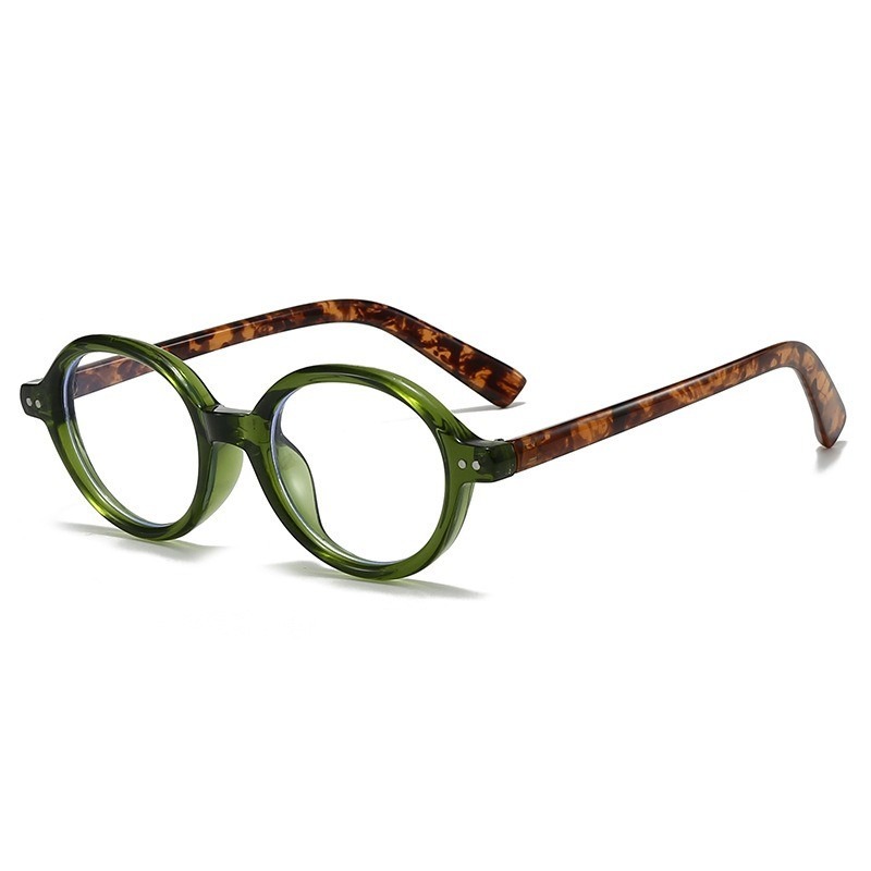 Monture de lunettes optiques ovales de petite taille pour femmes, style rétro, anti-lumière bleue, tendance