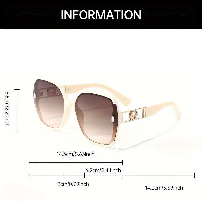 Lunettes de mode rectangulaires rétro classiques pour femmes – Montures PC à la mode et verres décoratifs, parfaites pour les fêtes, les festivals,