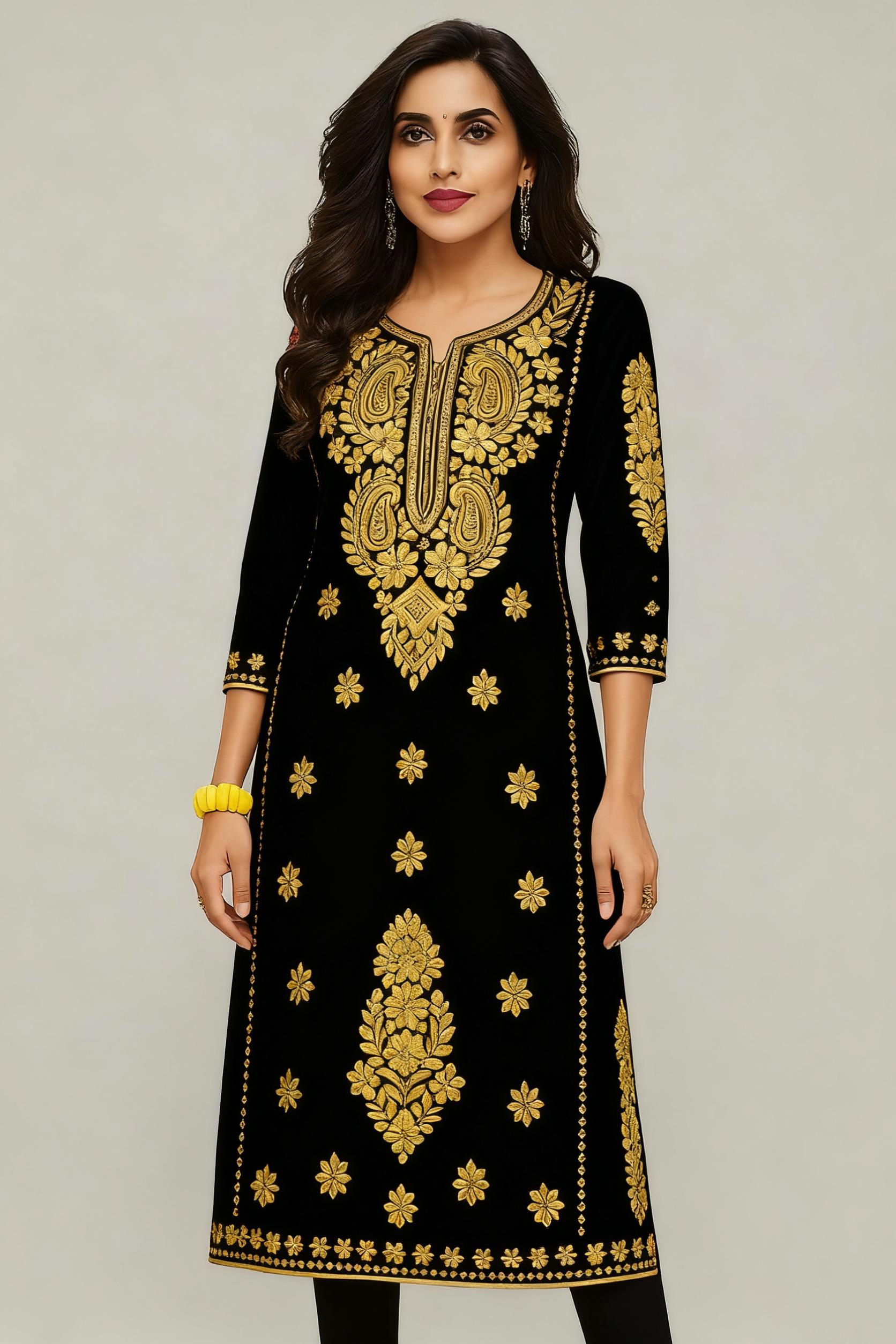 Style National Kurtta femmes mode confortable fente ourlet décontracté ethnique Abito Donna Musulmana femmes robe turque Abaya