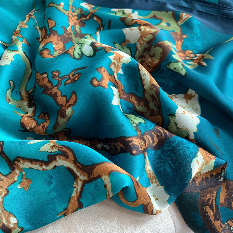 Écharpe de printemps pour femme, design de luxe, en soie, protection solaire, respirante, douce, foulard musulman, châle de plage 85x180cm