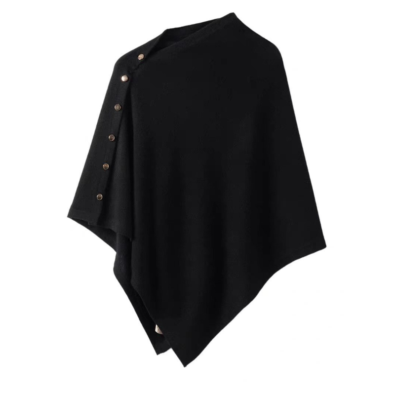 Grand châle pour femmes, mode printemps et automne, polyvalent, boucle diagonale, ample, haut de gamme, Cape tricotée, nouvelle collection 2025