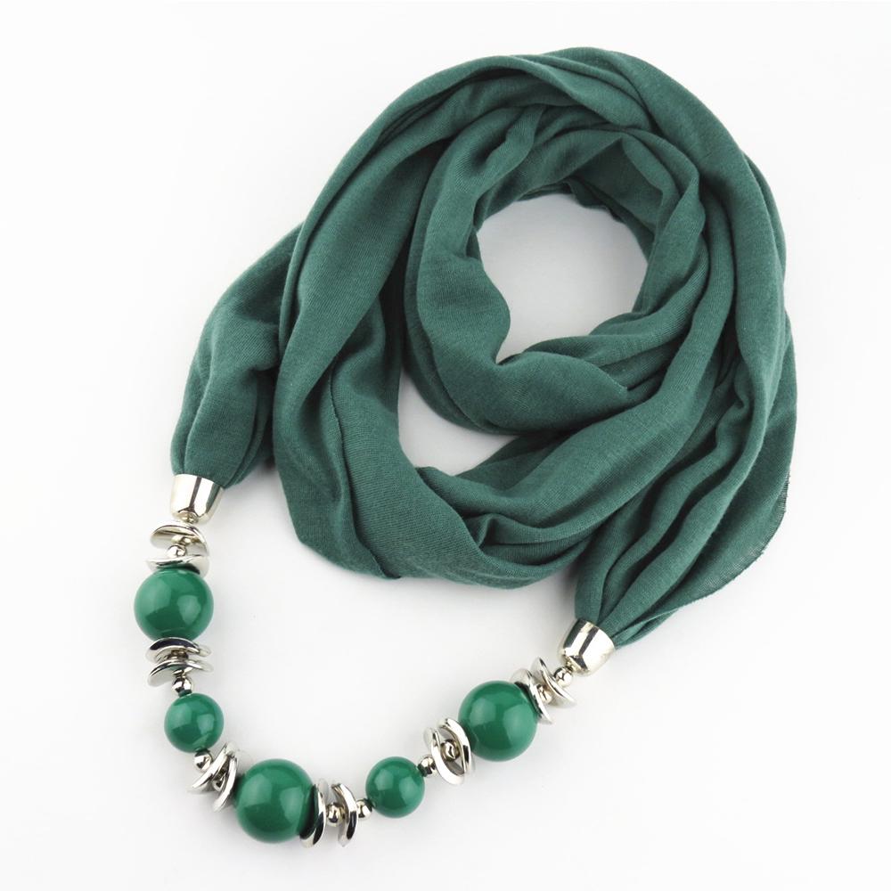 Collier ethnique unique 9 couleurs avec pendentif en résine, foulard statement pour femme, style bohème