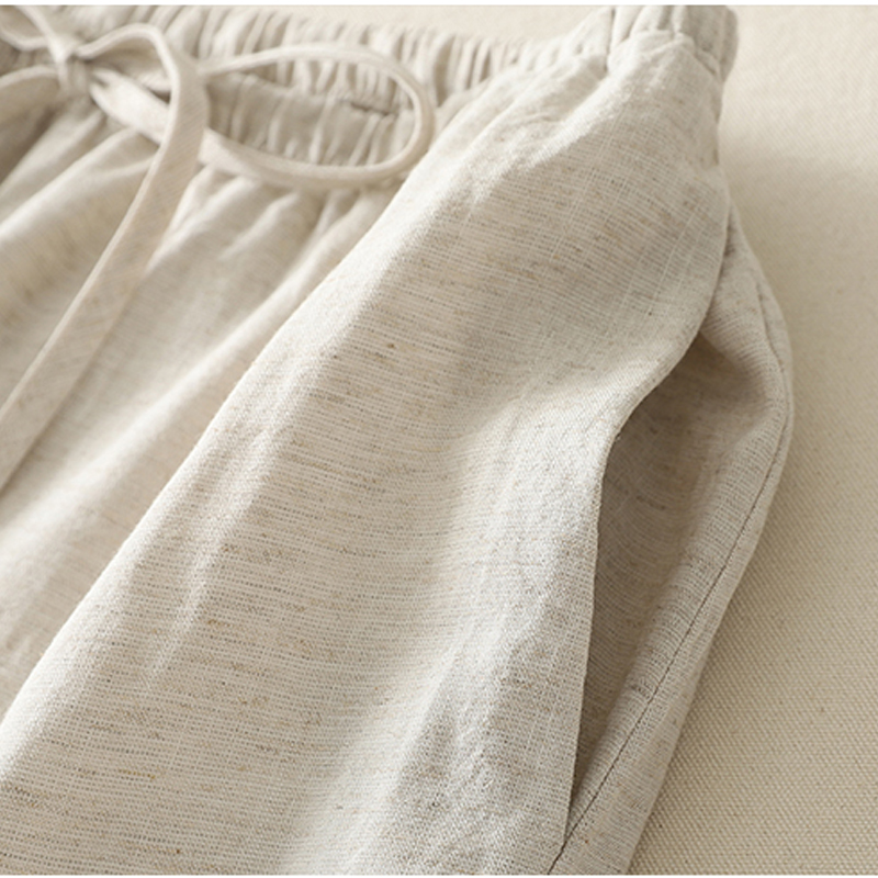 Jupe mi-longue en coton pour femme, nouvelle version coréenne, élégante et tendance, avec bordure à volants et cordon de serrage à la taille