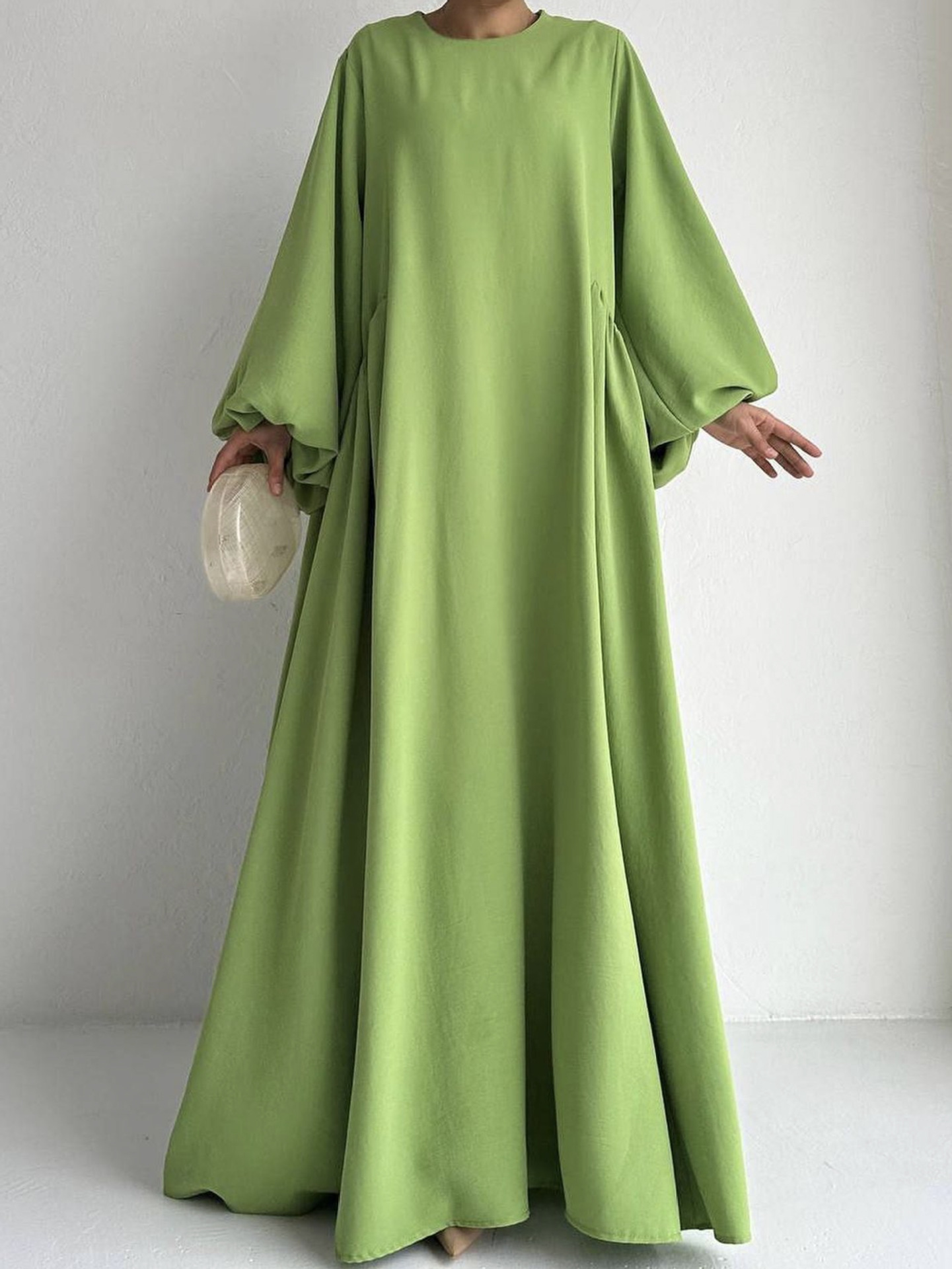 Nouvelles femmes robes musulmanes mode Simple solide Abaya Ramadan Caftan élégant femme décontracté plaine Maxi robe robe modeste pour les femmes
