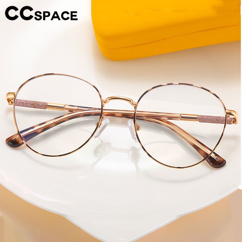 Lunettes de lecture optiques rondes en métal pour femmes, lunettes presbytes en résine, lunettes de délinquants personnalisées, charnière à ressort, mode, #303816
