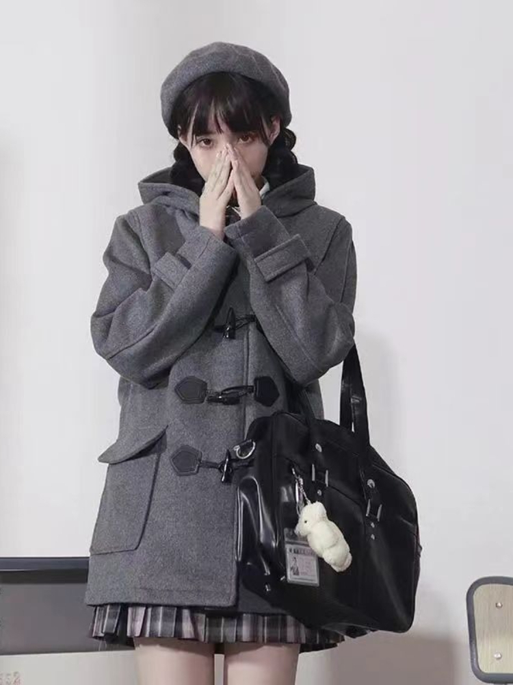 Manteau japonais à manches longues pour femmes, doux et décontracté, veste à Double boutonnage, Style Preppy Jk Harajuku, vêtements d'automne pour filles, 2025