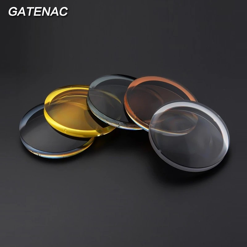 Série polarisée optique 1.56 1.61 1.67 délinquants CR-39 résine asphérique lunettes lentilles myopie lunettes de soleil revêtement de lentille UV400