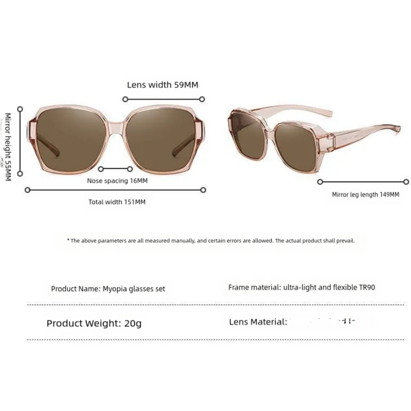 Lunettes de soleil Anti-UV Vintage pour hommes et femmes, unisexe, sur myopie, sur Prescription, voyage en plein air, adaptées aux lunettes de soleil pour le sport