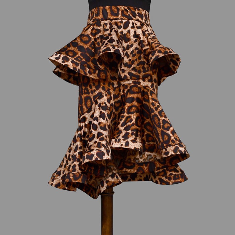 Costume de danse latine élégant pour femmes, robe de bal, ensemble jupe à volants, tenue de danse professionnelle pour la pratique et les compétitions, haut et jupe