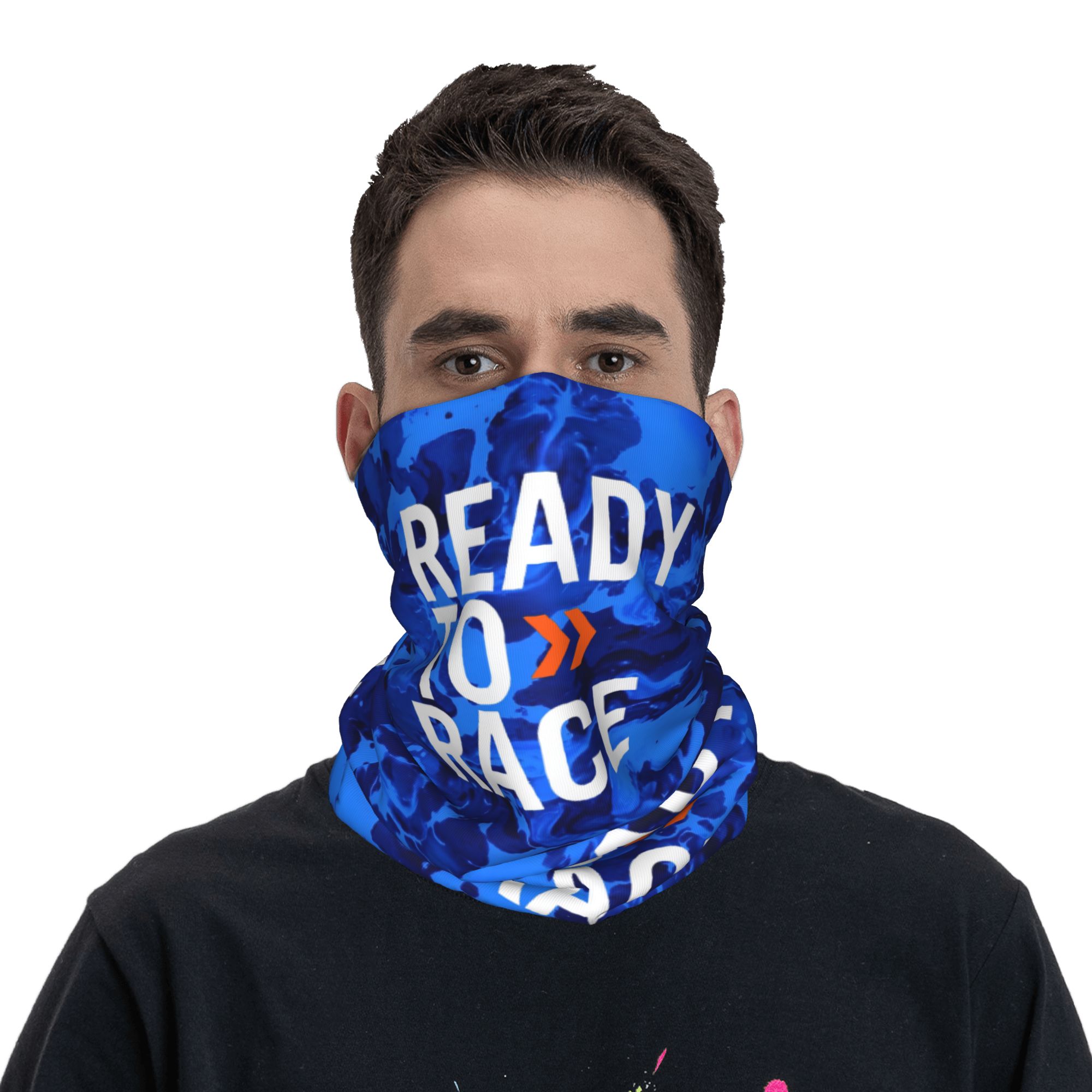 Bandana chauffe-cou personnalisé prêt à courir pour hommes et femmes, écharpe de Ski de randonnée d'hiver, guêtre avec Logo classique, couverture faciale de vélo