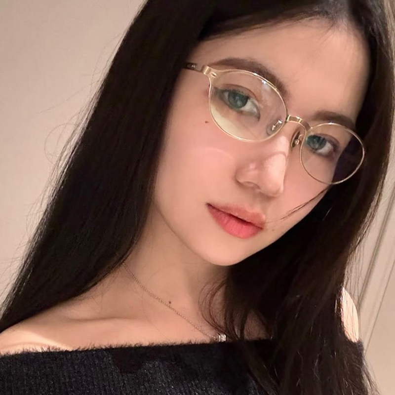 Nouvelles lunettes de myopie ovales pour hommes et femmes, monture en métal, lunettes de vue rondes -1.0 -2.5 -2.0 -1.5 -3.0