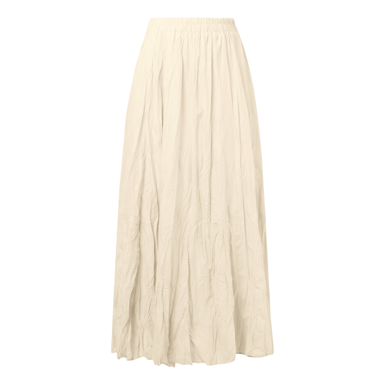 Jupe plissée taille haute pour femme, longue, vintage, décontractée, maxi, ligne A