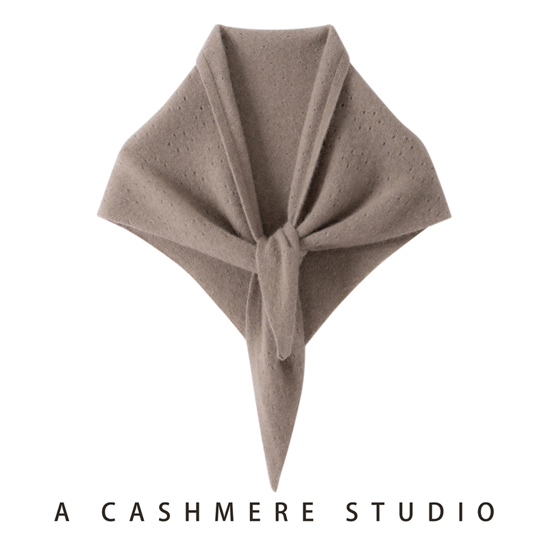 Écharpe triangulaire en cachemire 100% pour femme, châle en tricot de cachemire de haute qualité, doux et chaud, pour le printemps, l'automne et l'hiver
