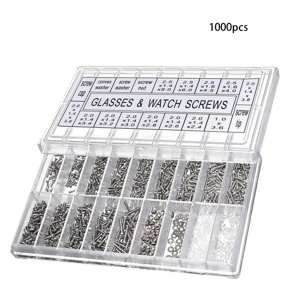 Kit de réparation de lunettes, petites lunettes de soleil, pièces de réparation optique, pièce d'écrou, vis de réparation de lunettes, accessoire de remplacement