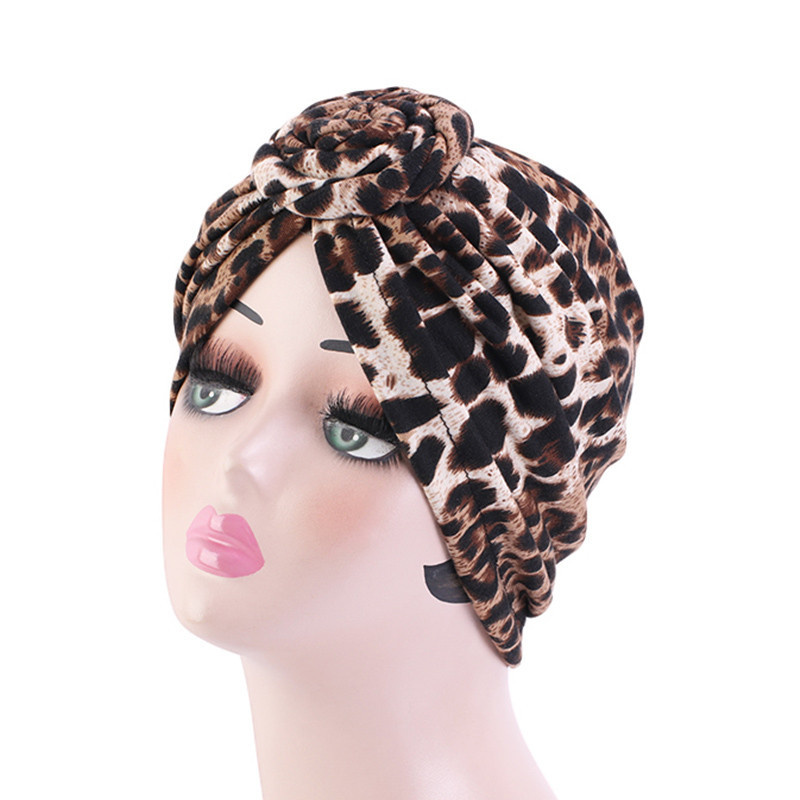 Nouveau imprimé africain plissé Turban Floral bonnet noeud fleur inde tête enveloppement élégant femmes chimio casquette Bandana chapeaux couvre-chef