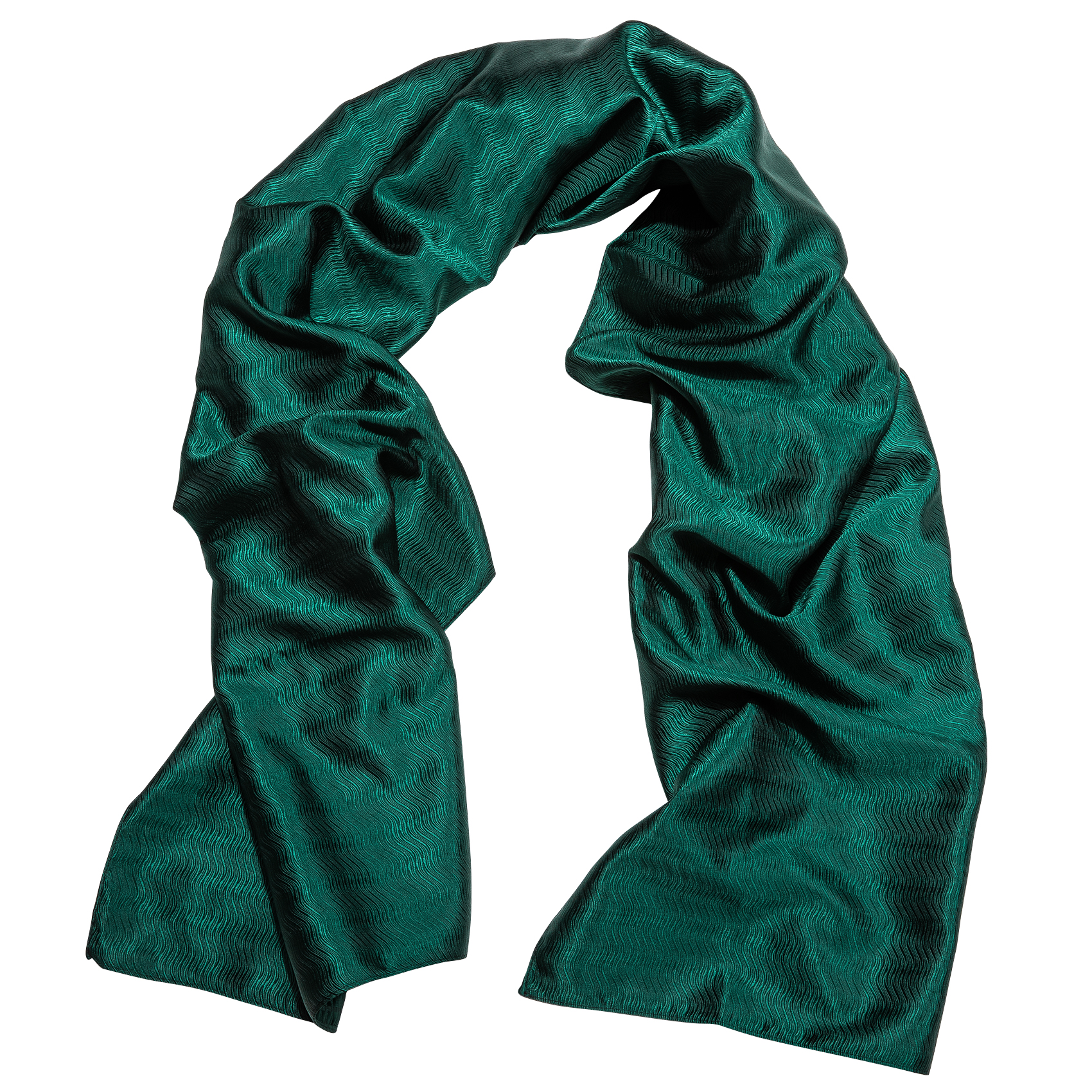 Injplanchers f-Châle en Satin Vert Solide pour Homme, Bande de Luxe de Styliste, Banadanna, Pashmina Décontracté, 160x50cm Wang