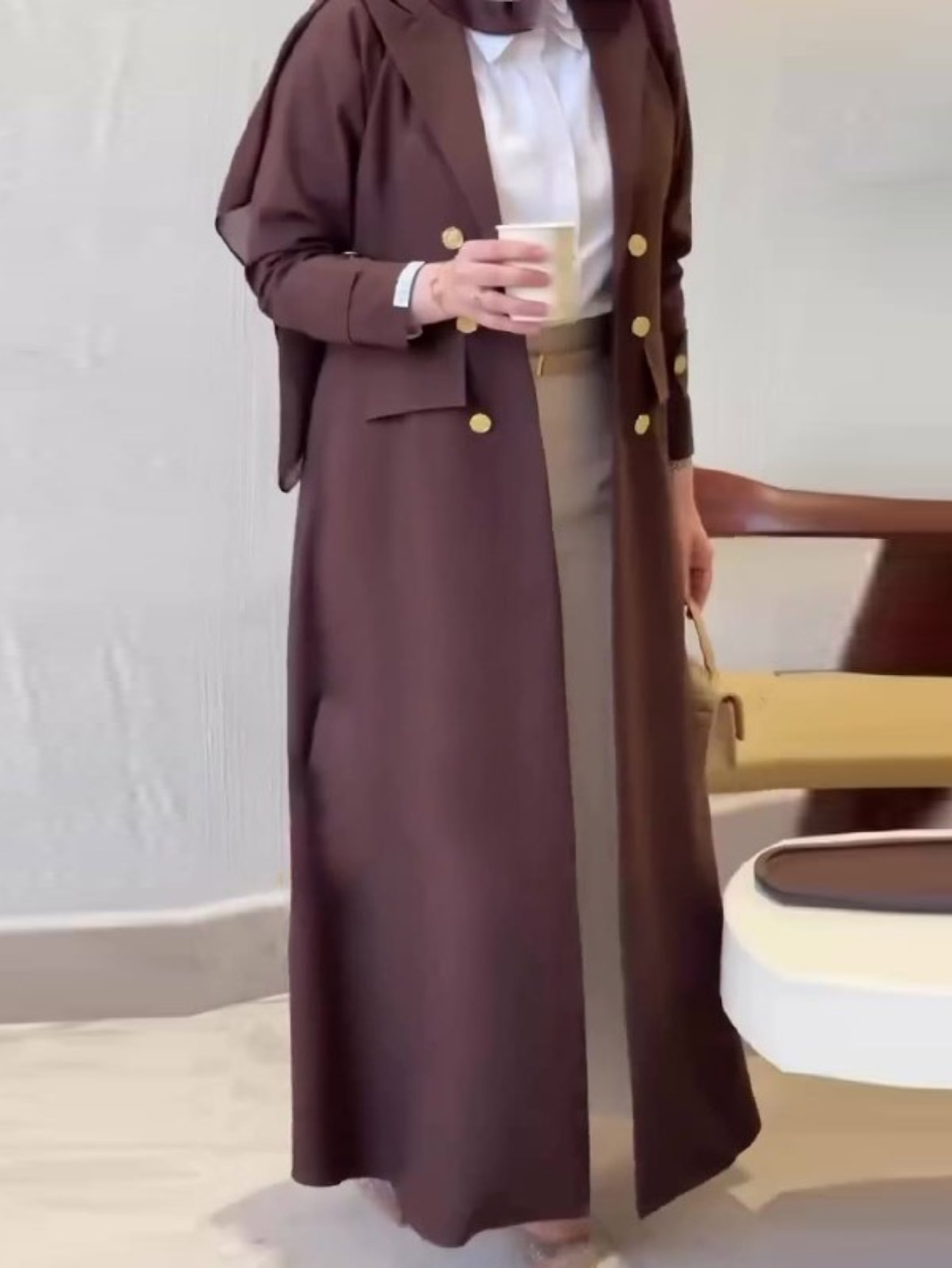 Eid femmes Abaya Robe musulmane Trench manteau automne fête Ramadan Long Cardigan Abayas robes Largos arabe longue Robe maroc caftan