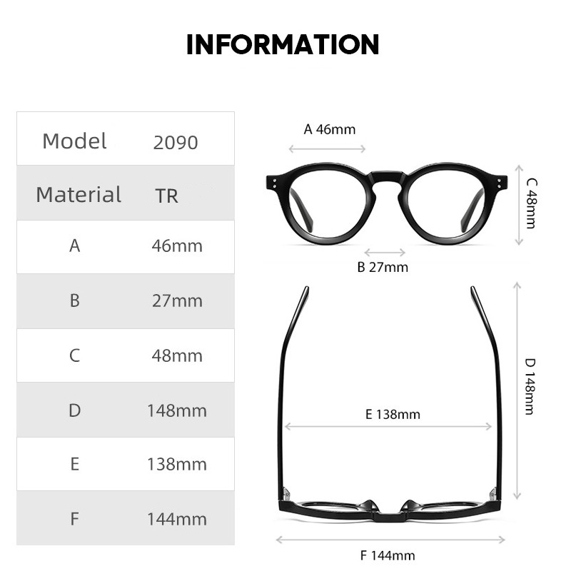 Nouveau rétro lunettes rondes cadre femmes hommes montures ordinateur Anti rayon bleu lunettes optiques Vintage marque concepteur lunettes de luxe