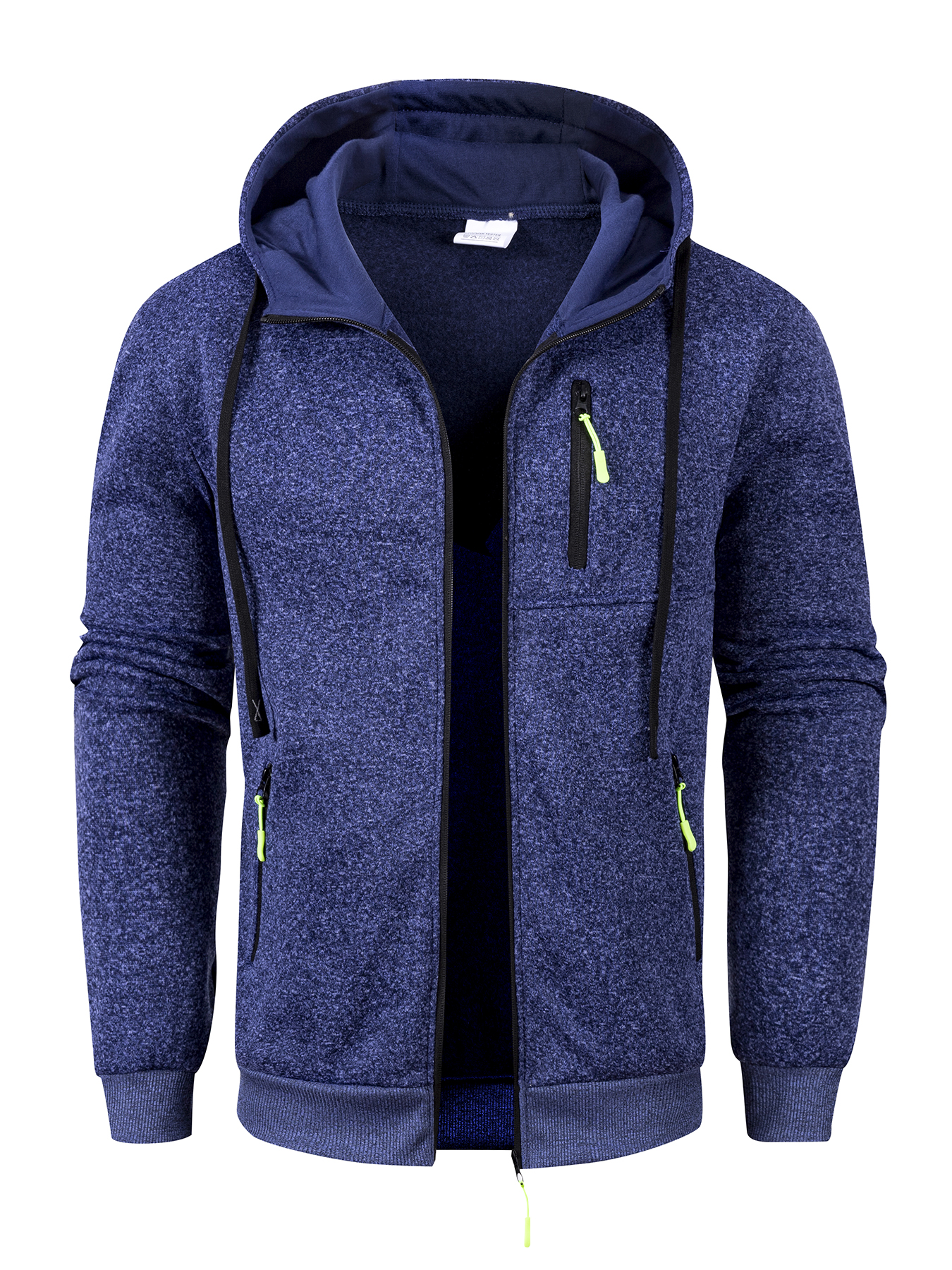 Sweat-shirt à manches longues pour hommes, fermeture éclair, surdimensionné, chaud, manteau, survêtement d'extérieur pour hommes