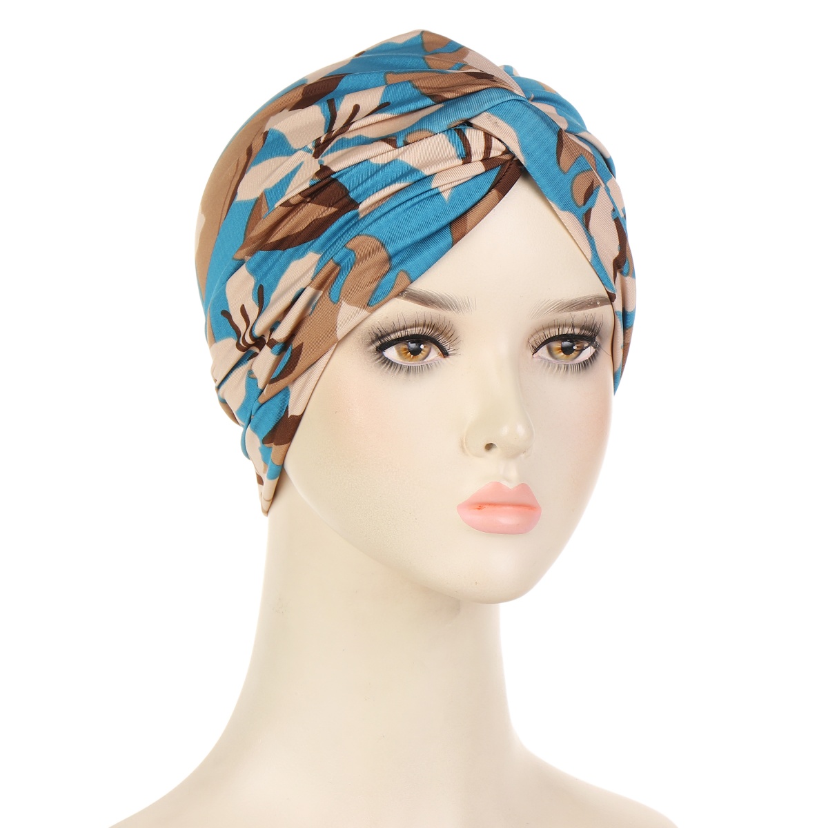 Hijabs intérieurs musulmans colorés et élastiques pour femmes, casquette Turban instantanée islamique pour dames, imprimé bohémien à rayures