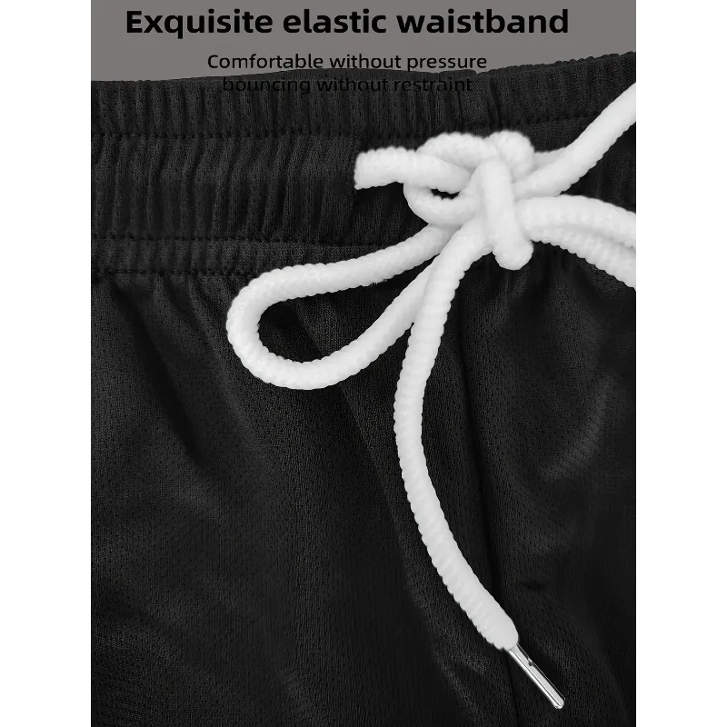 Nouvel ensemble de vêtements de sport d'été pour hommes, t-shirt à manches courtes et short, ensemble deux pièces, respirant et à séchage rapide, vêtements décontractés.