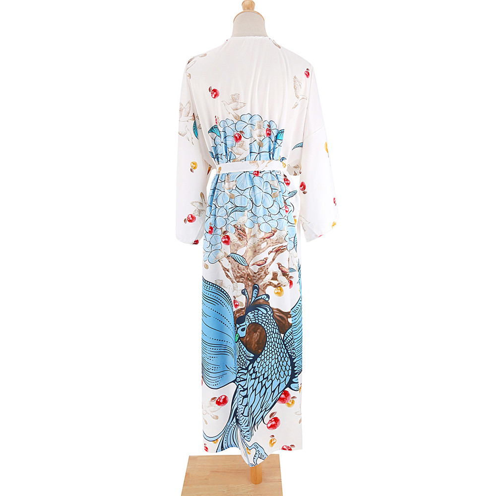 Kaftans à imprimé floral pour femme, tuniques féminines, couvre-maillot de plage, tenues de plage maxi été 2026, robes kaftan pour femmes