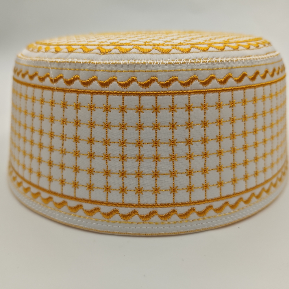 Chapeaux musulmans pour hommes, vêtements de prière, chapeau islamique, Taqiyah, Kufi, Tax Products, Kippa, turc moderne, polyester 03477