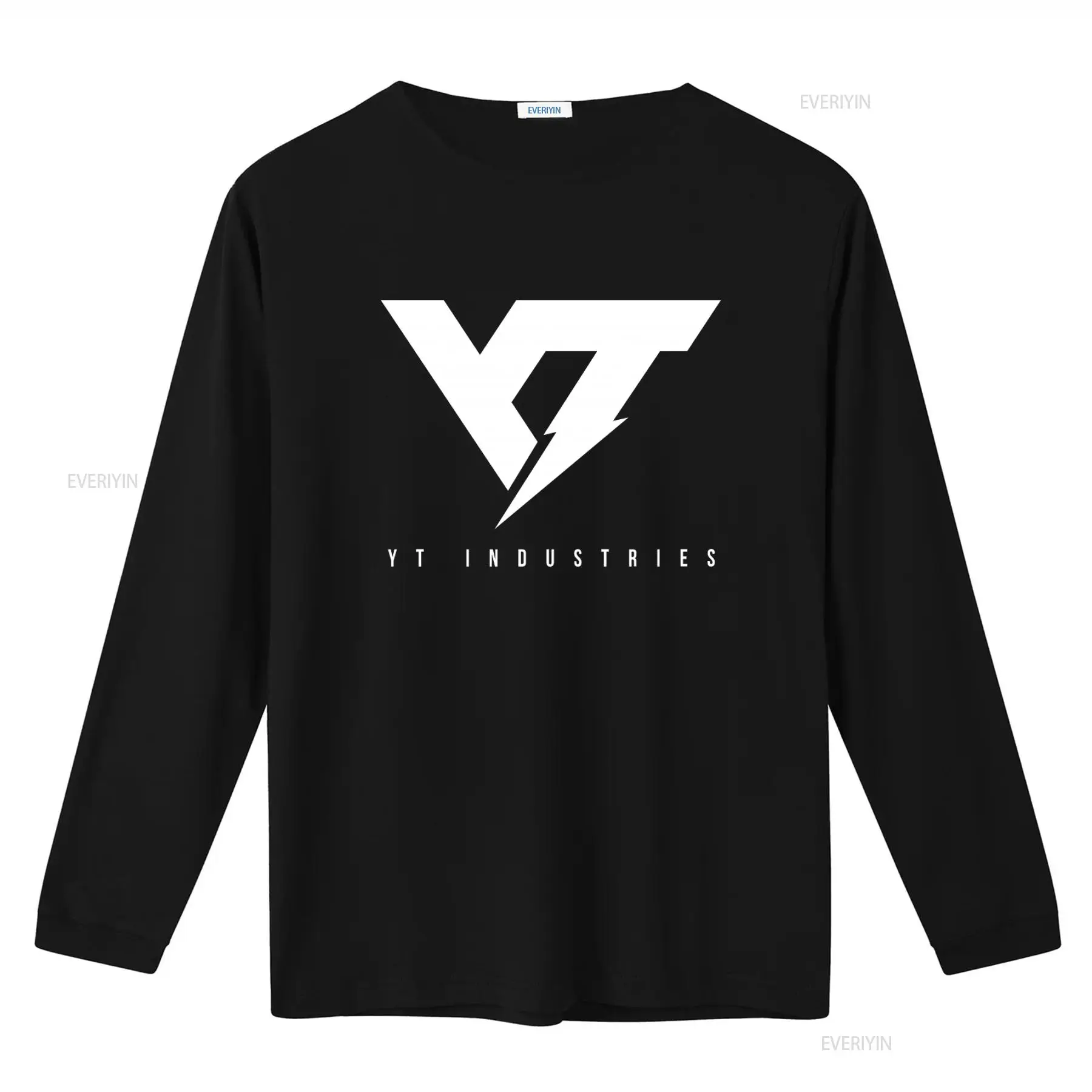 T-shirt imprimé avec le logo Yt Industries pour hommes et femmes, mode vintage, streetwear élégant, vêtements de créateur doux et respirants
