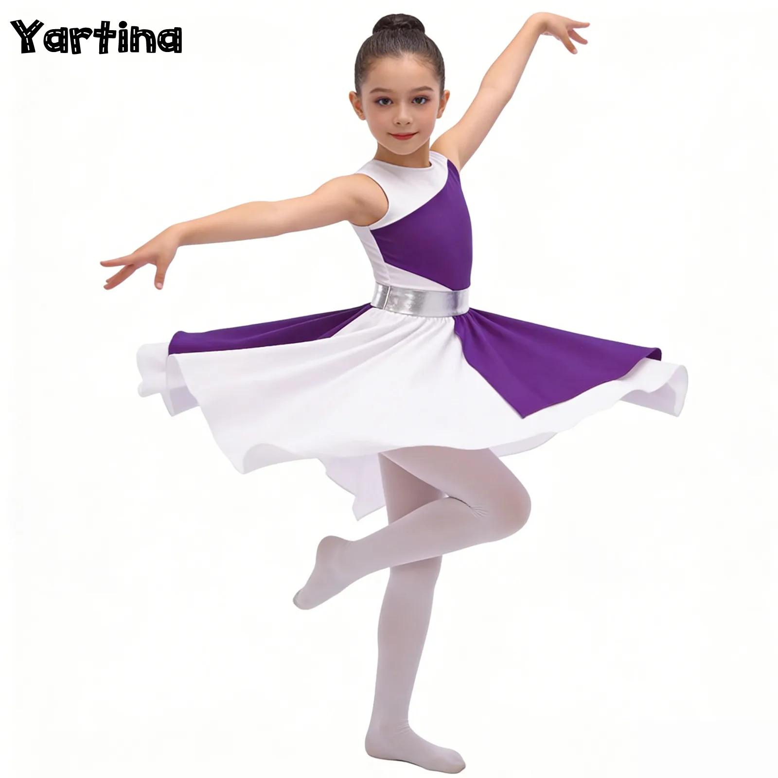 Robe Tunique de Danse Lyrique pour Filles, Costume de Chorale Liturgique, Ballet, Célébration, Adoration en Église, Tenue de Danse Contemporaine