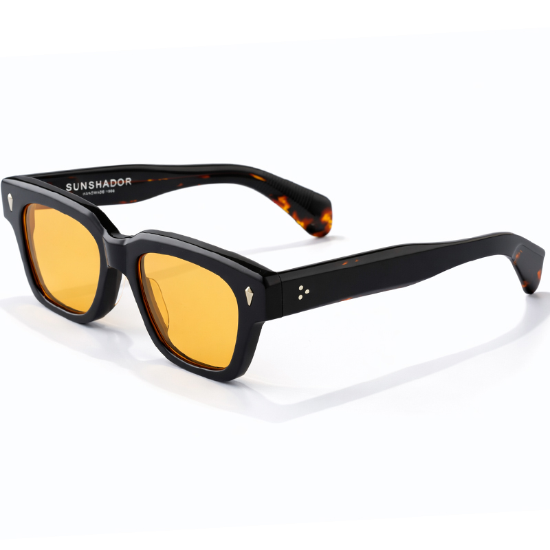 Lunettes de soleil de luxe de marque de créateur pour hommes, montures classiques en acétate de qualité supérieure, lunettes de protection UV400 pour femmes, adaptées aux verres correcteurs