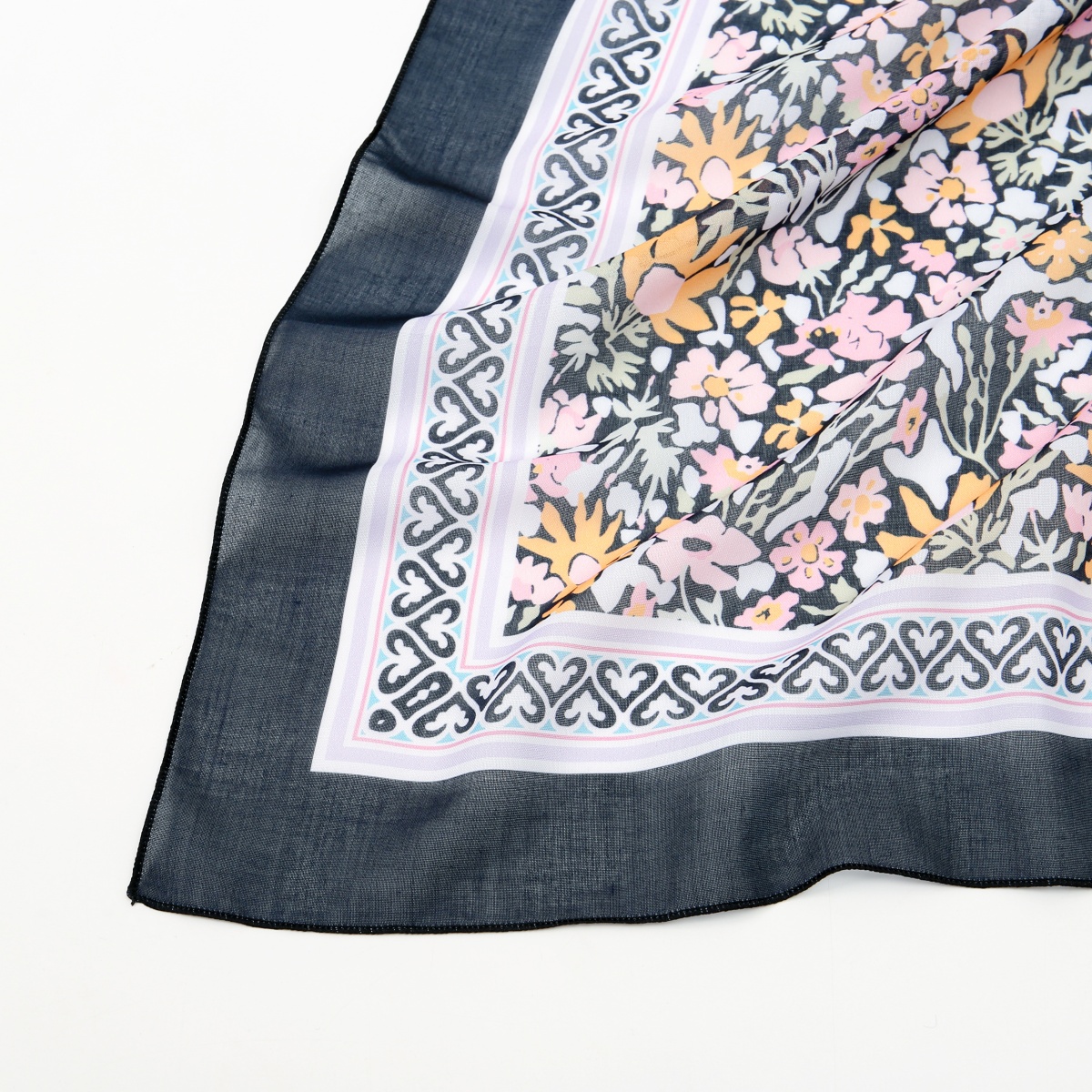Foulard carré en coton imprimé pour femmes musulmanes, châles Hijabs, enveloppes douces à la mode, mouchoir pour dames, 110cm