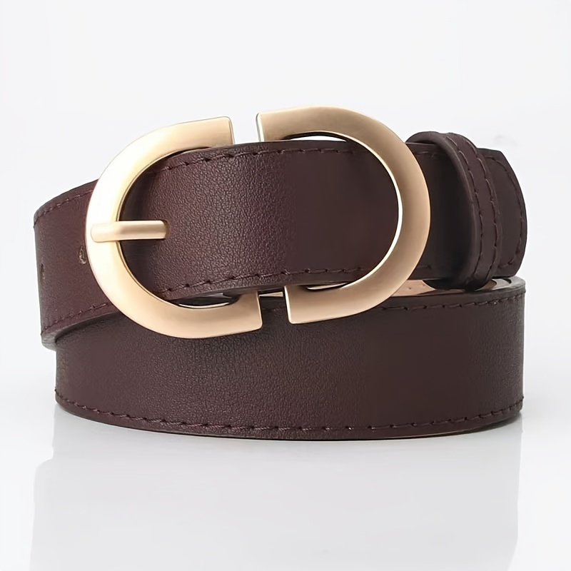 Ceinture unie tendance pour femme – Nouvelle ceinture décontractée polyvalente style Ins pour jeans – Ceinture de taille coréenne pour un look stylé