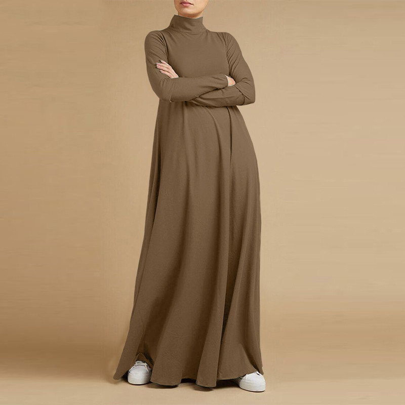 Abaya noire à manches longues pour femmes et filles, robe de Dubaï, robe de soirée arabe, vêtements du Bangladesh, populaire, indépendant, automne