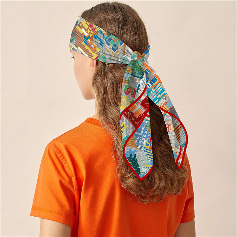 Injplanchers f-Foulards carrés College Magic City pour femmes, écharpes de tête, enveloppes, châles de plage, bandana, hijabs pour dames, 90cm