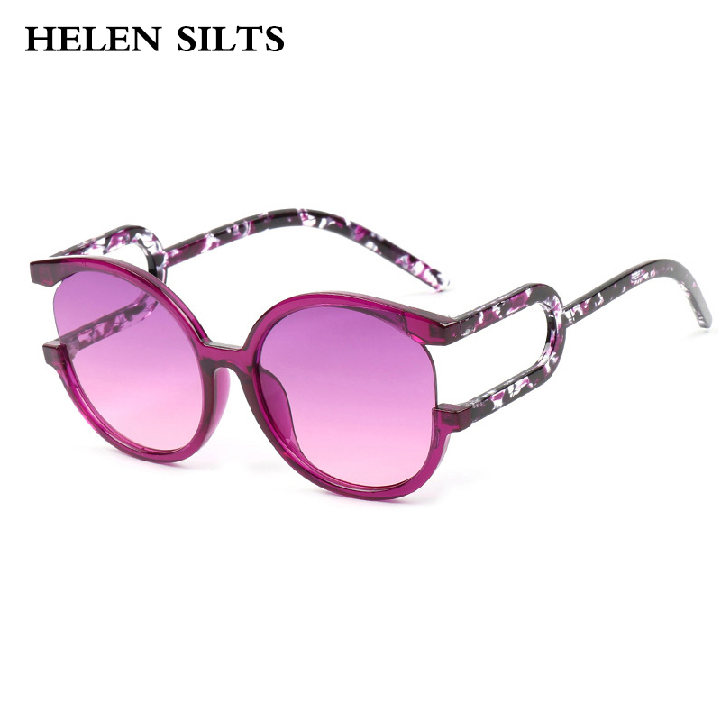 Lunettes de soleil rondes rétro UV400, nuances dégradées, tendance, Style Punk, à la mode, pour femmes et hommes