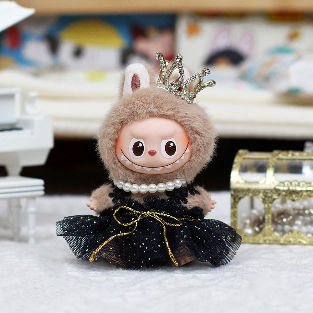 [Vêtements uniquement] vêtements pour Mini Labubu4.0 broches pour série Love, salopette, peignoir, robe de princesse, ensemble de vêtements de poupée