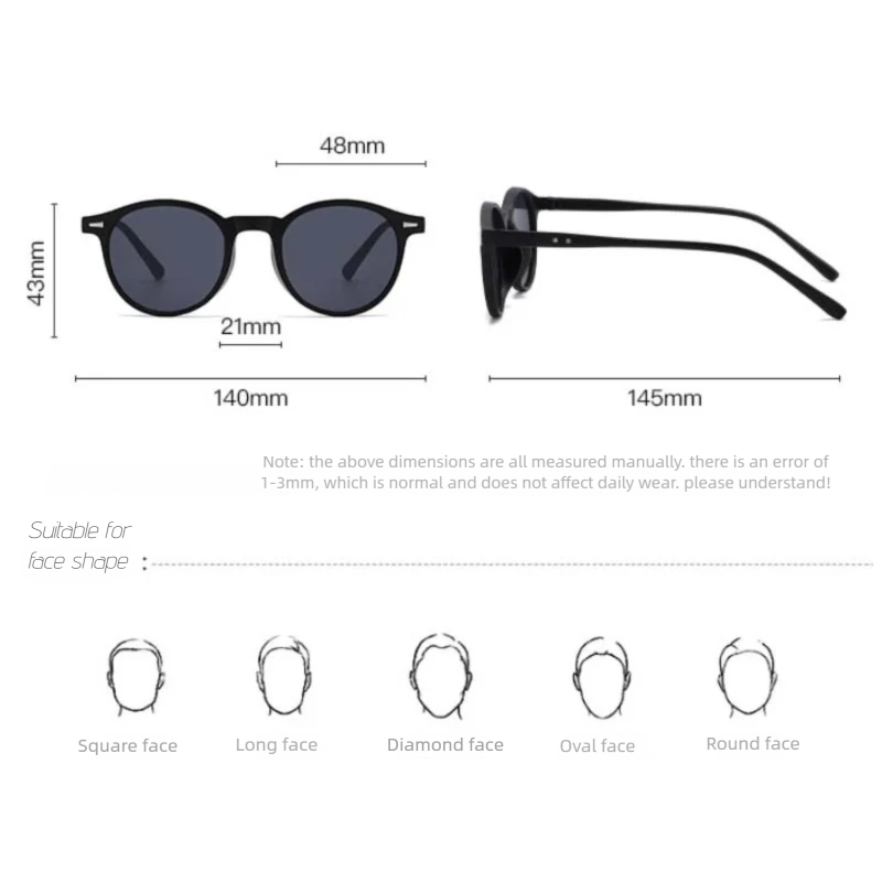 Lunettes de soleil polarisées rondes rétro pour femmes, style mode, avec rivets, protection UV400, motif léopard, pour fêtes, tendance, pour hommes, style punk