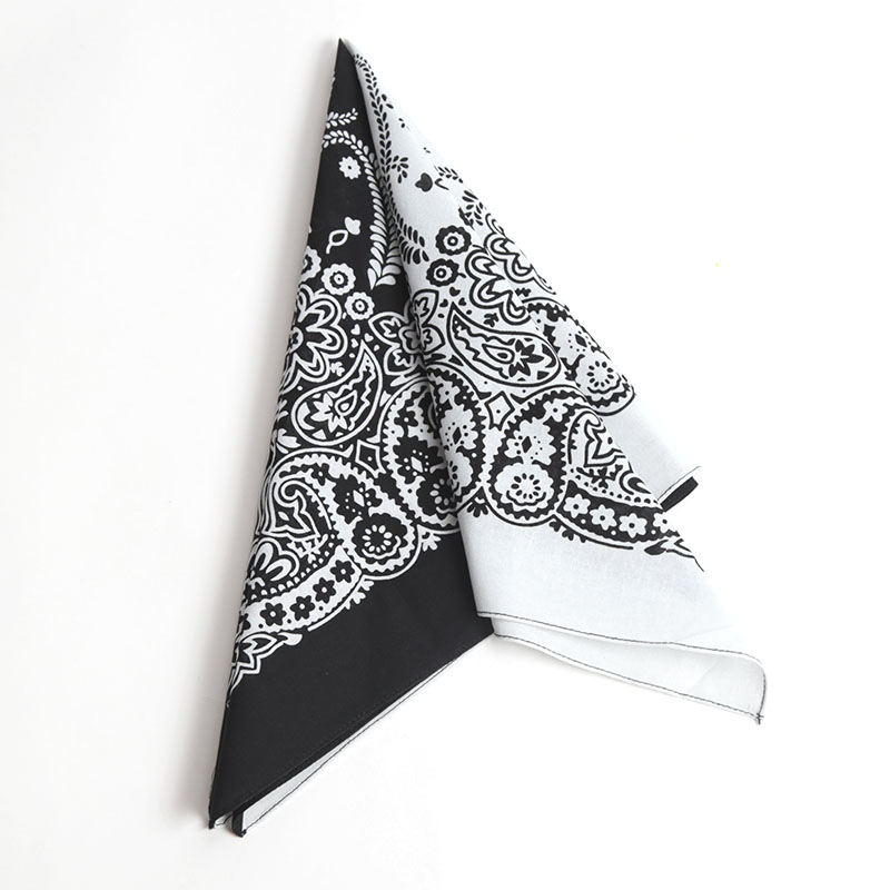 55 cm * 55 cm mode coton Hip Hop foulard Paisley carré foulards chapeaux Bandanna bandeau de cheveux cou poignet enveloppement bande accessoires
