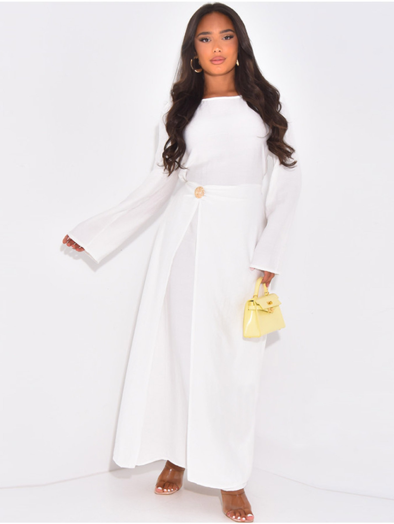 Eid femmes Robe musulmane solide modeste Abaya dubaï robes Largos robes longues caftan Robe arabe fête Caftan Jalabiya Ramadan 2025