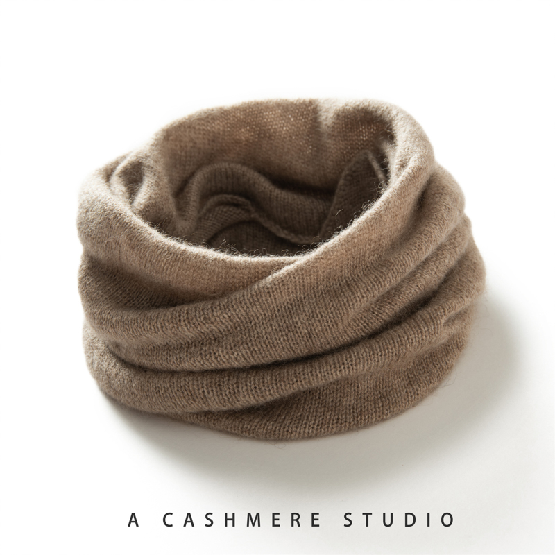Écharpe tubulaire en cachemire pour femmes, prix inférieur, léger, anneau de cou, plus chaud, boucle de col, accessoires de tricot doux pour filles, 100%