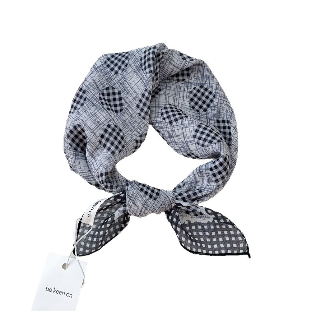 55cm fleur imprimé fleuri carré écharpe foulard mode foulards foulard Bandanas foulard cheveux ruban accessoires pour les femmes