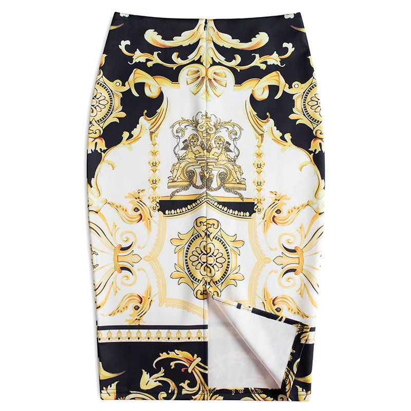 Jupes mi-longues décontractées pour femmes, taille haute, extensibles aux hanches, Style coréen, Slim, Vintage, Y2k, Streetwear, jupe avec fente, été